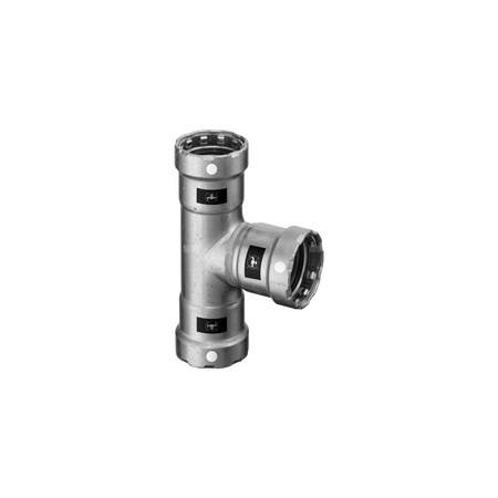 Trójnik VIEGA 4318 stal (powlekanie) 1 1/2'' (mz x mz x mz)