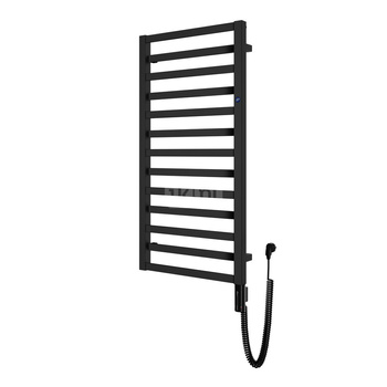 Grzejnik elektryczny (suszarka) INSTAL-PROJEKT Poppy Electro, wym. 1630 (1735 z grzałką)/600 mm, kolor czarny,  moc 900 W