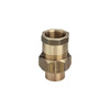 Złącze przejściowe VIEGA 94330G trzyczęściowy, brąz / mosiądz, 18 mm x 1/2'' (lw x gw), 50 mm z uszczelką