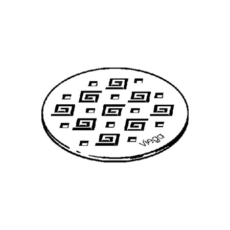 Ruszt do odpływu prysznicowego Stal nierdzewna VIEGA 49631