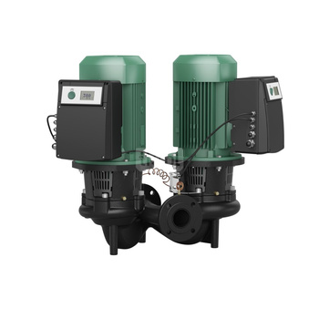 Pompa obiegowa WILO CronoTwin-DL-E 80/200-22/2-R1-S1 typu in-line z silnikiem znormalizowanym 50/60 Hz, moc silnika 22kW 37.4 A 2900 obr/min, wlot Kołnierz DN 80