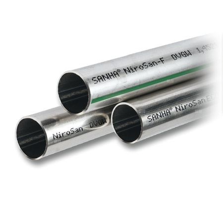 NiroSan®-F Rura w sztangach po 6 m 42x1,5
