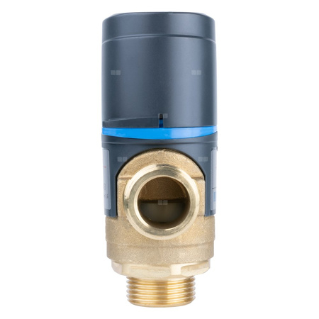 Zawór regulacyjny termostatyczny do wody ciepłej AFRISO ATM 343 ze śrubunkami mosiądz GZ 3/4'', DN 15, zakres temp. 35-60'C, Kvs 1.6 m3/h, maksymalna temperatura 90'C, maksymane ciśnienie 10 bar