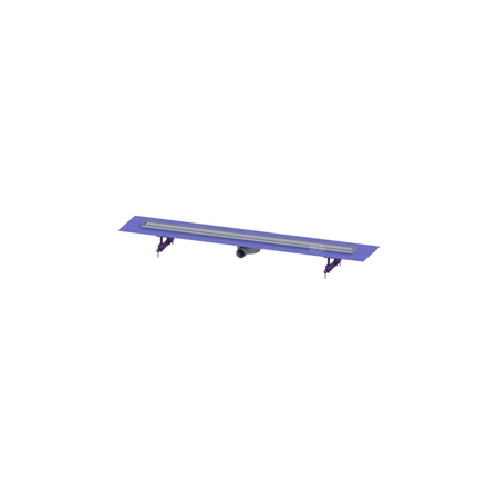 Odpływ liniowy prysznicowy Linearis Compact, L=1150, odpływ boczny DN50 z matą fabrycznie zamont. + Sitko + Multistop
