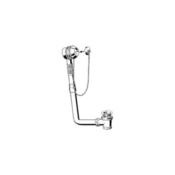 Citaplex-komplet odpływowo-przelewowy nr wzoru 6176 G: 1½ wanna standardowa do wanien z otworem odpływowym fi 52