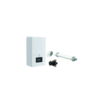 Pakiet - Kocioł gazowy jednofunkcyjny DE DIETRICH MCR4 19 kondensacyjny wiszący 2.5 - 20.7 kW+ Zestaw powietrzno-spalinowyKoncentryczny PP/Alu fi 60/100 + Filtr magnetyczny XS90