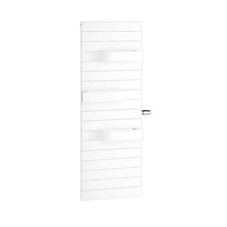 Kermi TABEO-V 1437x101x600mm QN 883, RAL9016, zawór po lewej