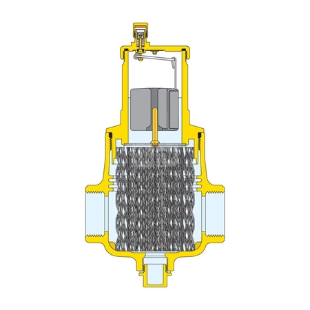 Separator CALEFFI DISCAL, 10 bar / 110'C, 2'' (GW)