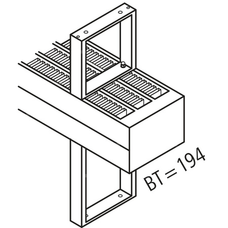 Konwektor Kermi V-Konvektor Typ43 BH70x194x6000mm QN4878, weiß, 6 bar, m. Abd., Vent. re