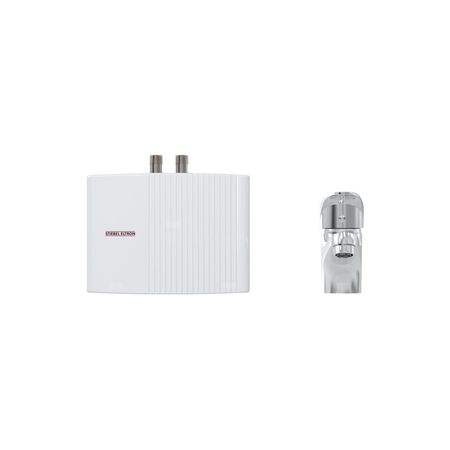 EIL 3 Trend + UTE Mini przepł. bezciśnieniowy hydraulicznie sterowany ogrzewacz wody z stojącą armaturą. Montaż pod umywalką, 3,5 kW. Prąd znamionowy 15,2 A