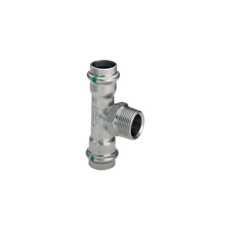 Trójnik VIEGA 2317.1 stal nierdzewna 22 mm x 22 mm (mz x GZ x mz)