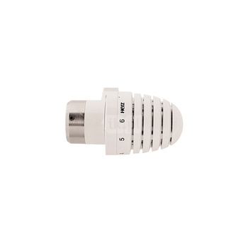 Głowica termostatyczna prosta HERZ Design, zakres reg. 8-28'C, przyłącze 31mm, kolor biały