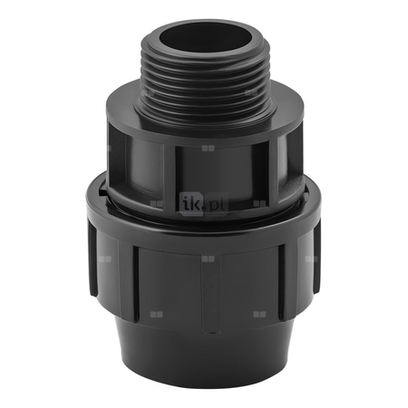 Złączka skręcana z gwintem zewnętrznym do rur PE PN16 25 mm x 3/4