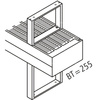 Konwektor Kermi V-Kon S Typ55 BH210x316x2200mm QN5218, weiß, 6 bar, o. Abd., Vent. re