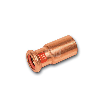 Nypel SANHA Press Solar redukcja, Cu, 76,1 mm x 35 mm (zz x zw)
