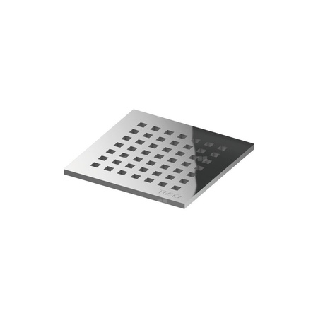 Ruszt ozdobny quadratum 142 x 142 mm do odpływu prysznicowego ze stali nierdzewnej TECE drainpoint S