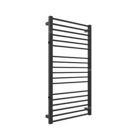 Grzejnik drabinkowy INSTAL-PROJEKT PIKO, wym. 979 x 430 mm, kolor czarny/black mat, moc 370W