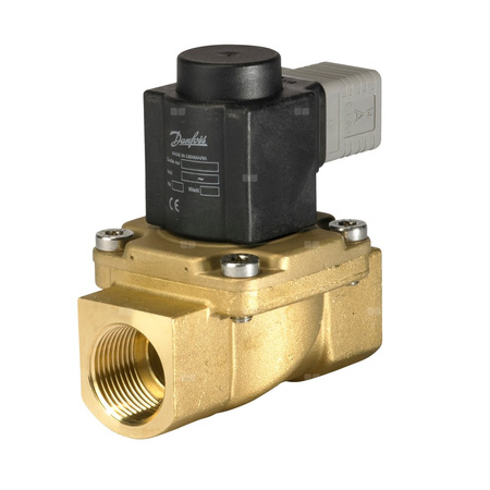 Zawór elektromagnetyczny EV225B, Funkcja: NC, G, 1, 6.000 m³/h, PTFE