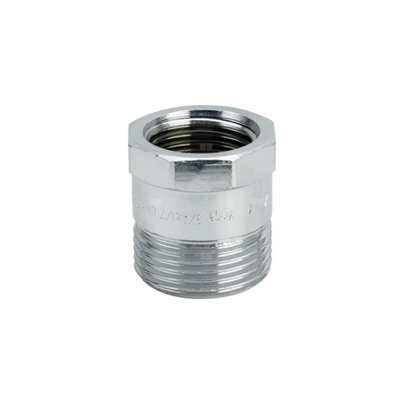 Nypel przejściowy VIEGA 3244 jednoczęściowy, brąz (chromowanie) / brąz, 3/4'' x 1/2'' (gz x gw)