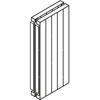 Kermi V ściana grze. HVV22 1800x122x1540 pionowa, RAL 9016, 6 bar, prawa