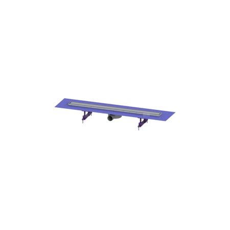 Odpływ liniowy prysznicowy Linearis Compact, L=850, odpływ boczny DN50 z matą fabrycznie zamont. + Sitko + Multistop