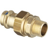 Dwuzłącze VIEGA 2265LF trzyczęściowy, brąz / brąz, 28 mm x 1'' (mz x gz) z uszczelką