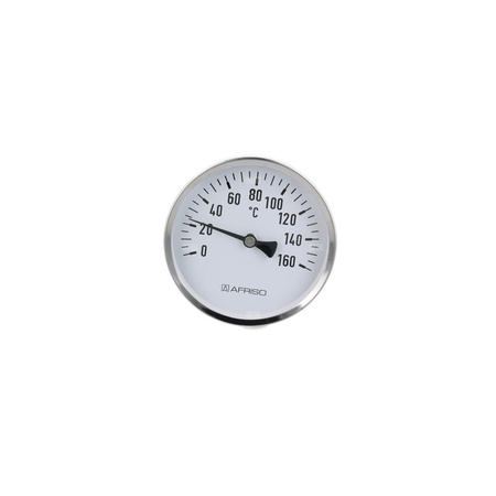 Termometr bimetaliczny AFRISO BiTh fi 100 mm 0…160'C tuleja 40 mm połączenie ax
