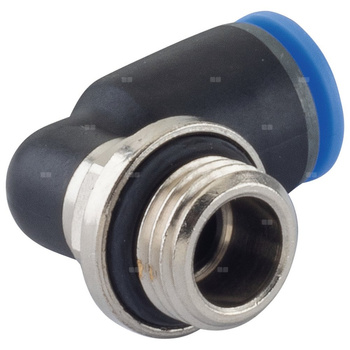 Złącze wtykowe 90' AG 1/4'' x 8 mm