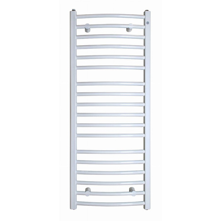 Grzejnik drabinkowy INSTAL-PROJEKT AMBRA R, wym. 682 x 500 mm, kolor biały/white silk, moc 277W