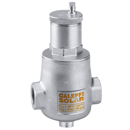 DISCAL - Separator powietrza do instalacji solarnych - ze spustem 1" GW