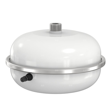 Naczynie wzbiorcze wiszące FLAMCO MEIBES Airfix, pojemność 4 l, 10 bar / 120'C fi3/4'', kolor biały, do instalacji C.W.U.