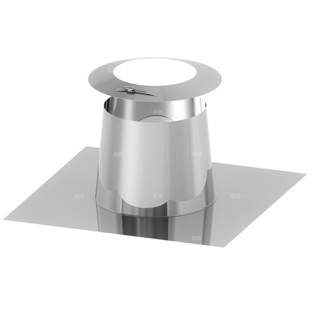 Przejście dachowe płaskie aluminiowe z kołnierzem fi350mm