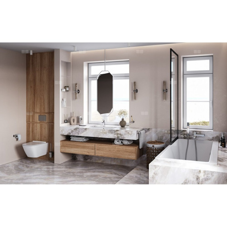 Bateria umywalkowa stojąca FERRO ZICCO, chrom