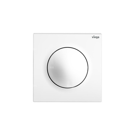 Przycisk spłukujący do stelaża pojedynczy przycisk (Mechaniczny) VIEGA 86102 tworzywo sztuczne, kolor biały, 130 mm x 8 mm x 130 mm