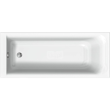 Wanna prostokątna Koło Rekord, z nogami 140x70cm