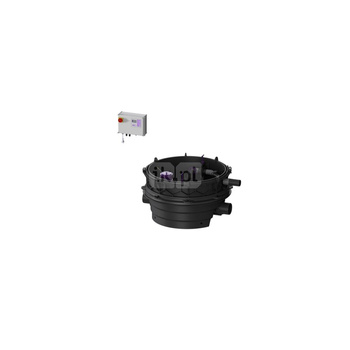 MODUŁ TECHNICZNY MONO ECOLIFT XL POMPA 230V SPF1400-S3 z automatyczną klapą zwrotną do ścieków szarych do swob. ustawienia lub połączenia ze studz.