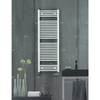 Grzejnik drabinkowy ZEHNDER Virando Bow, wym. 1226 x 595 mm, kolor biały RAL9016, moc 658W