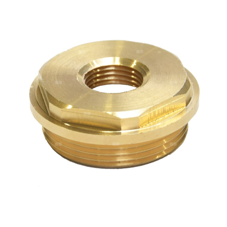 Mosiężny korek redukcyjny z uszczelką DN 50/ DN 15, GW 2”/GW ½”
