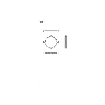 Obejma mocująca NICZUK UWG 160 mm (ocynk galwaniczny)
