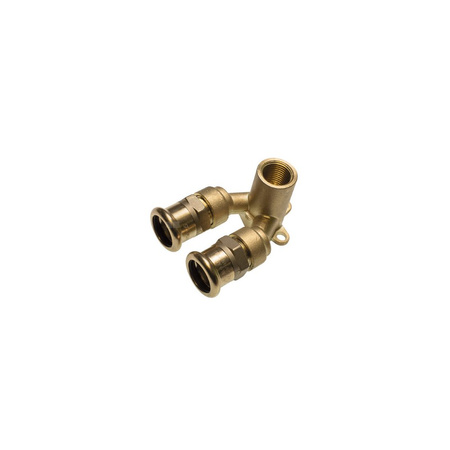 Trójnik SANHA PURAPRESS brąz 15 mm x 1/2'' x 22 mm (zw x GW x zw)