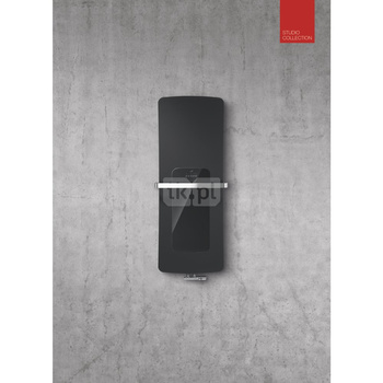 Grzejnik płytowy ZEHNDER Folio Hybrid, wym. 1476/535mm, kolor czarny RAL9005, moc 514W