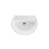 Umywalka Koło Rekord: 65x49cm, Otwór na baterię=Bez, Przelew=Widoczny, Biały
