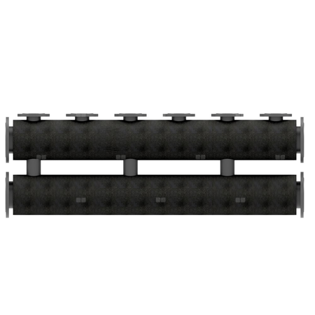 Rozdzielacz C2XL 150 2 F – DN 150 dwuobwodowy z izolacją