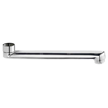 Wylewka 3/4", 310 mm, płaska, chrom