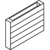 Ściana grzewcza Kermi Heizwand HHN Typ20 BH630x72x900mm QN924, weiß, 6bar, m. Abd, AB 12