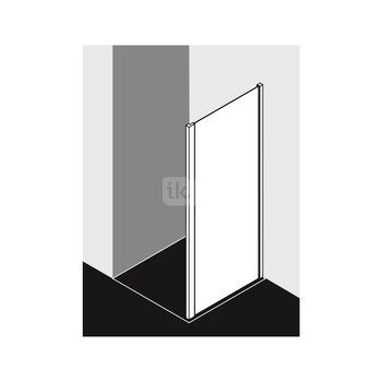 Ściana boczna prysznicowa KERMI Cada XS TWL SIHG ESG Clean 750 mm x 2000 mm