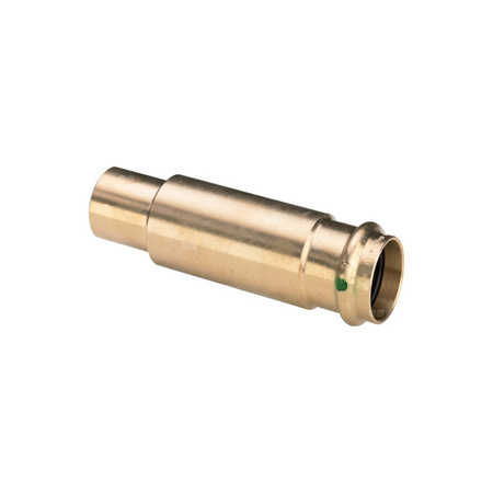 Mufa Sanpress VIEGA 22154 jednoczęściowy, brąz (stan surowy) / brąz (stan surowy), 22 mm (kw x mz), 115 mm z uszczelką