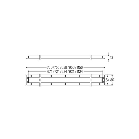 Ramka montażowa, stal nierdzewna / błyszczący do odpływów prysznicowych VIEGA 498245