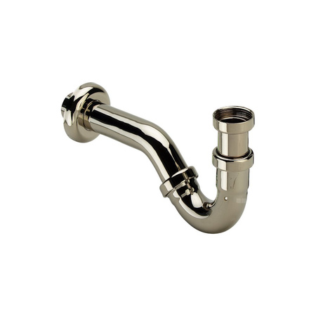 Syfon rurowy przeznaczenie: bidet, mosiądz, nr wzoru 5535 G: 1¼ DN: 32 L: 245 wykonanie: chromowane