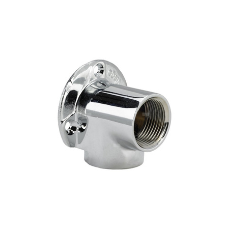 Kolano VIEGA 1421 jednoczęściowy, mosiądz (chromowanie) / mosiądz, 1/2'' x 3/8'' (gw x gw)